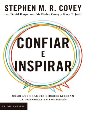 cover image of Confiar e inspirar (Edición Colombiana)